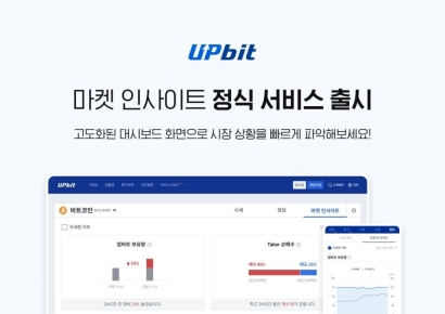업비트, '마켓 인사이트' 정식 출시…데이터 기반 투자 지원 강화