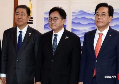 [포토] 우원식 의장 주재 여야 원내대표 회동