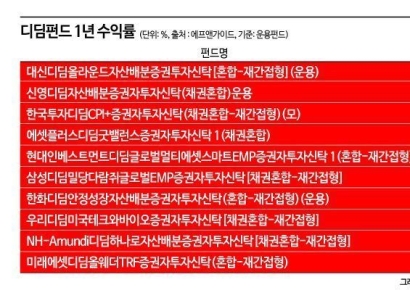 디딤펀드 1년, 수익률 '양호'…판매처 '미흡'