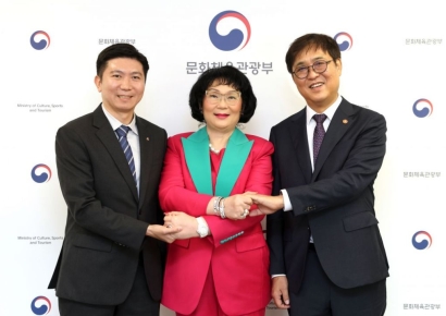 최휘영 장관·유승민 회장, 쿠닝 파타마 IOC 위원과 스포츠협력 논의