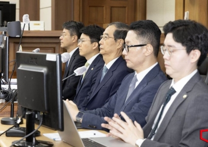 [포토] 재판 출석한 한덕수 전 국무총리