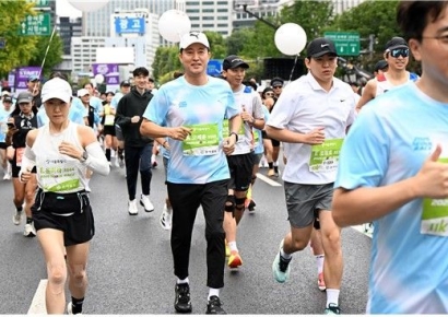 오세훈, 2025서울달리기 참가…11㎞코스 완주