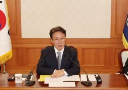 [포토] 치안 관계장관회의 주재한 김민석 총리