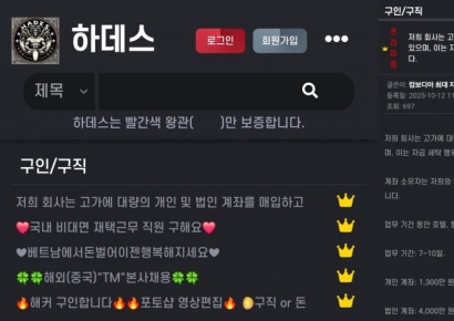 "캄보디아서 일할 직원 구해요" 공개 광고해도... 당국 "차단 어려워"