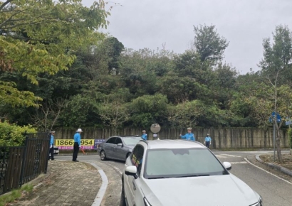 순천시·경찰·모범운전자회, 추석 성묘객 교통봉사 활동