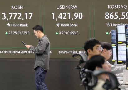 [포토] 코스피, '3800을 향해'