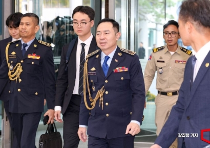 [포토] 경찰청 방문한 캄보디아 경찰