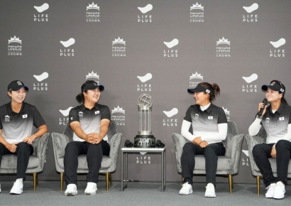 김효주·고진영·최혜진·유해란 "우승 소식 전하겠다"