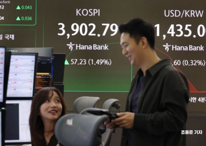 [포토] 활짝 웃는 증시