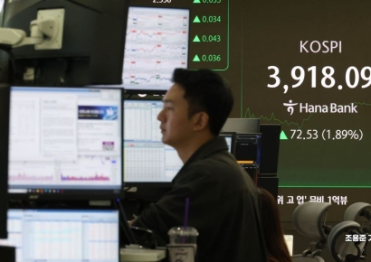 [포토] 코스피, 장중 사상최고치 경신