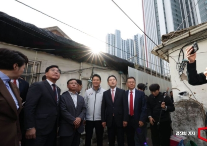 [포토] 국민의힘-서울시 합동 상계5 재정비촉진구역 점검