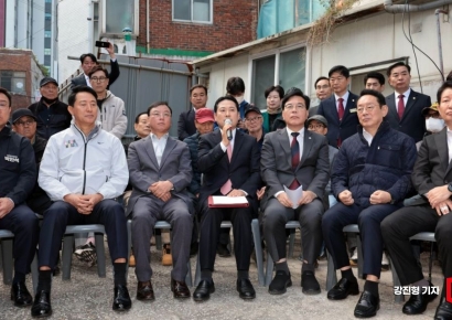 장동혁·오세훈, 상계뉴타운 찾아 "재개발 속도 높일 것" 공언