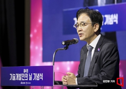 [포토] 축사하는 임요업 과기부 과학기술혁신조정관