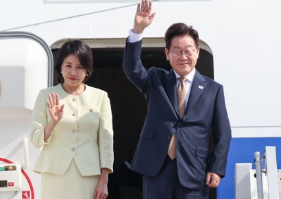 [경주APEC]이재명 대통령, APEC 의장 자격으로 경주 도착