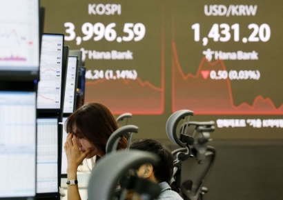 [포토] 장 초반 숨고르는 코스피