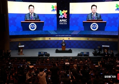 [포토] 이재명 대통령, APEC CEO 서밋 참석