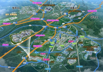 북천안IC 1.7km ‘입지 프리미엄’ 천안테크노파크, 상업시설용지 본격 분양 돌입