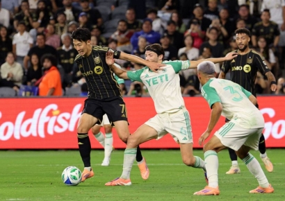 손흥민 결승골 기여…LAFC 플레이오프 라운드 1차전 2대1 승리