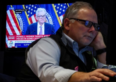 뉴욕증시, 빅테크 실적·파월 '매파' 발언 소화하며 혼조세…메타 12% ↓