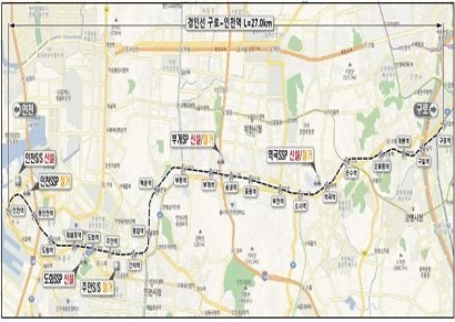 '인천발 KTX 개통 대비' 경인선 전철 전원설비 개량공사 시작