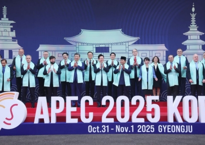 칠레 대통령·싱가포르 총리, KTX 타고 APEC 경주 왔다