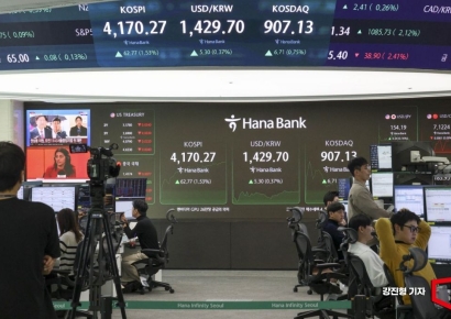 [포토] 코스피, '4200 향해!'