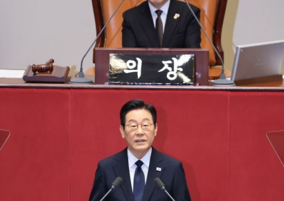 [포토] 이재명 대통령, 정부 예산안에 대한 시정연설