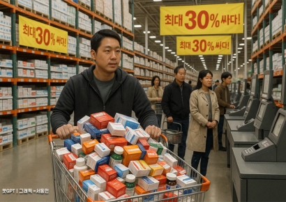 "최대 30% 싸다"…수백 평에 영양제 쌓아놓고 셀프 계산, 약국가 '술렁'