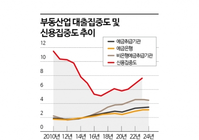 "부동산업 대출 과도…국가 자원배분 효율성 저해"
