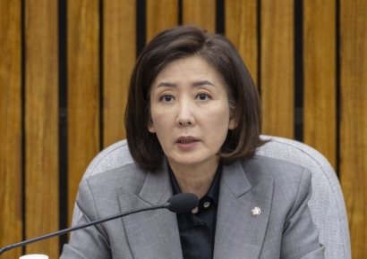 나경원 "범죄자 대통령 때문에 나라가 벼랑 끝"…맹비난