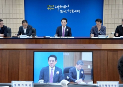 김영록 지사 "감기 걸려도 일하는 이재명 대통령 감사한 마음"