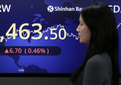 원·달러 환율, 1460원대 돌파…7개월來 최고치 마감(상보)