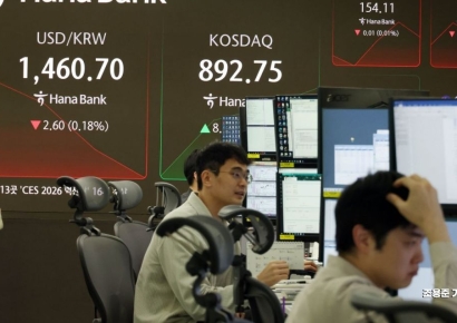코스피, 기관 매수세에 1%대 상승…4150선 마감