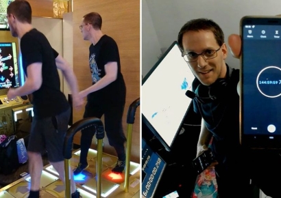 Danced to 3,000 Songs Over 144 Hours... This Man Sets New DDR World Record While Napping in Between