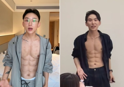 Chinese Influencer Flaunts '800 Million Won Artificial Abs'... Experts Warn of Serious Health Risks