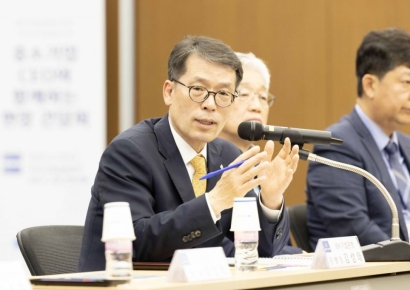 김성태 기업은행장, 부산서 중소기업 현장 간담회 개최