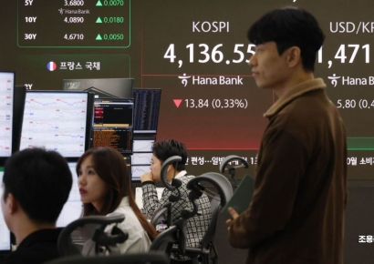 [포토] 하락 출발한 코스피