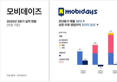 모비데이즈, 2분기 연속 최대 매출 경신…IP·애드테크 사업 '순항'