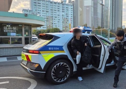 “학교 잘못 왔어요”…울던 수험생, 경찰차 타고 8분만에 입실