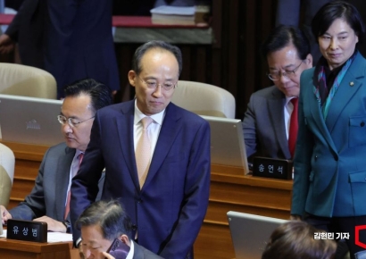 [포토] 국회 본회의 참석하는 추경호 의원