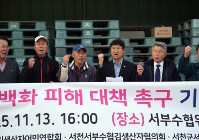 Yellowing Spreads Across Seocheon... Fishermen Demand "Open the Geum River Estuary"
