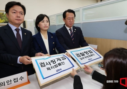 [포토] 與 "檢, 일반 공무원처럼 파면·징계" '검사징계법 개정안' 제출