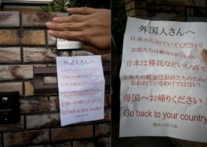 "Your Taxes Are Wasted, Go Back to Your Country"... Mysterious Notes Found on Front Door