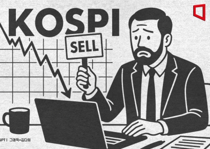 9조 넘게 팔아치운 외국인에 코스피 석달만에 마이너스 