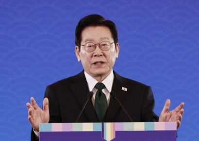 UAE 동포 만난 李대통령 "한·UAE 경제공동체로 발전시킬 것"