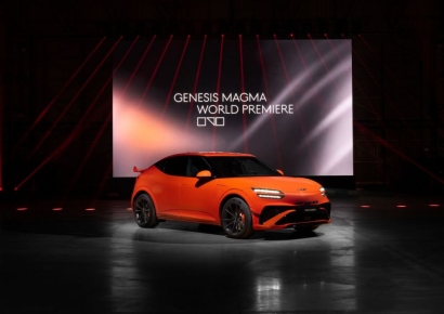 베일 벗은 제네시스 'GV60 마그마'…고성능 EV 시대 연다