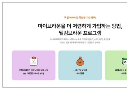 마이브라운, 반려동물 진입장벽 낮췄다…생후 3세까지 최저보험료