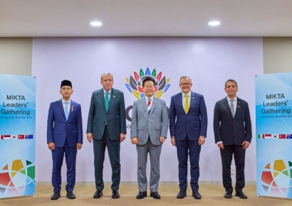 李대통령, G20서 '믹타' 회동…"글로벌 다자주의 강화"