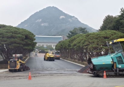 [포토] 대통령실 복귀 준비 한창인 청와대