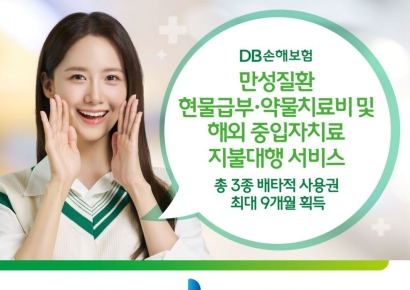 DB손보, '현물급부 제공 만성질환진단비' 등 담보 3종 배타적 사용권 획득